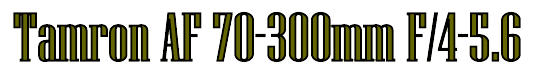 Tamron 70-300